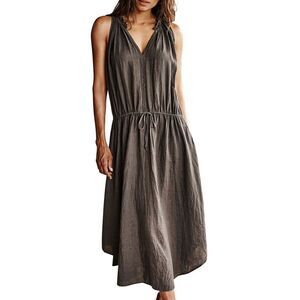 NWOT - Velvet linen dress - size Small